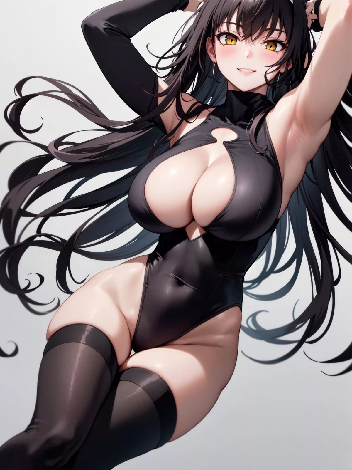 Keyhole Leotard & Thigh-Highs posted by CheetahSperm18