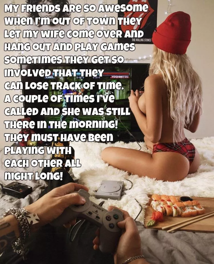 My friends are so nice to my wife and I posted by ILoveToShareMyWife69