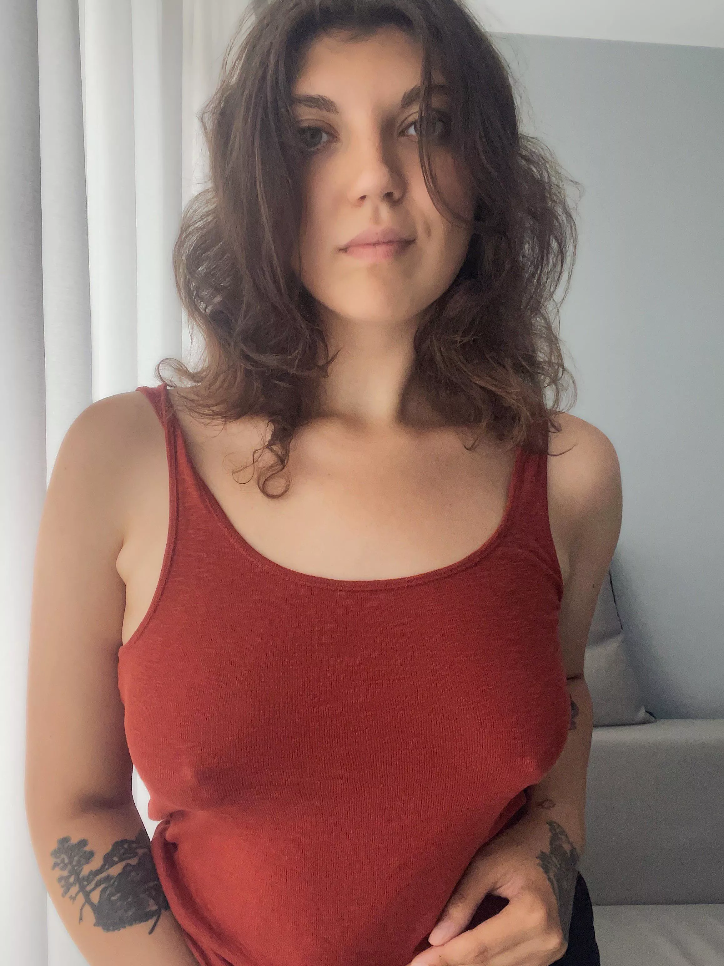 My lucky bra is no bra at all posted by Kitty4cats