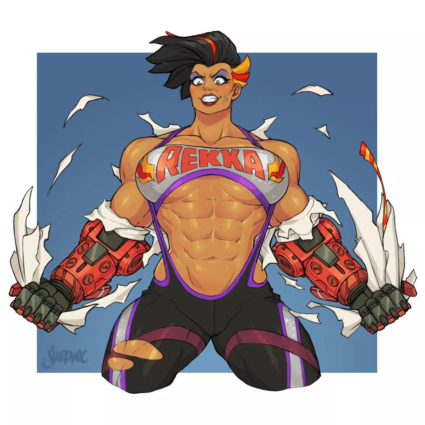 Rekka (@Shardanic_Art) [HiFiRush!] posted by TheTMoneyMan