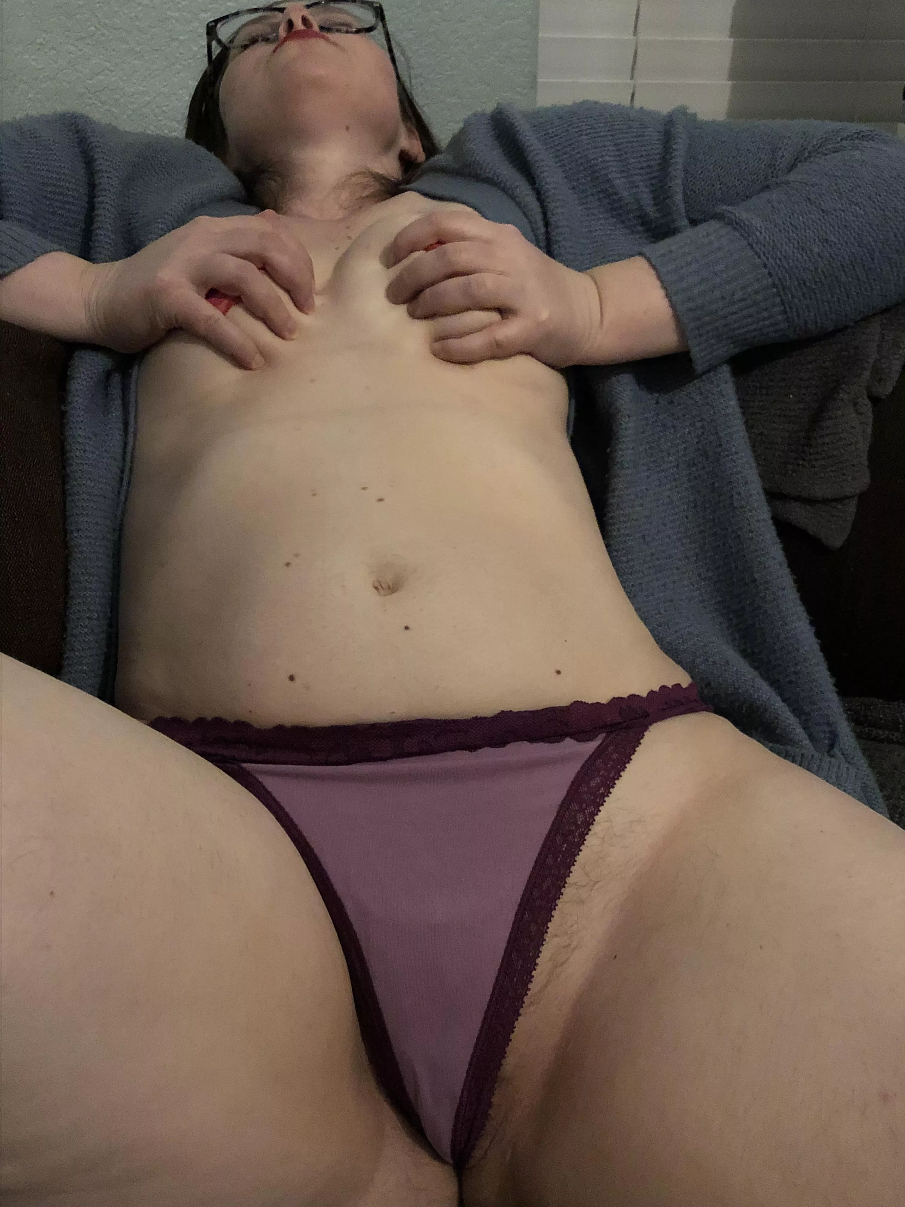 Relaxing after a long day of meetings! posted by Hotwifeandhubby13