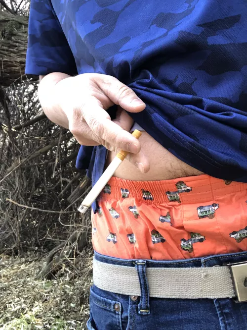 Sagging with my donut truck boxers! by smokercc92