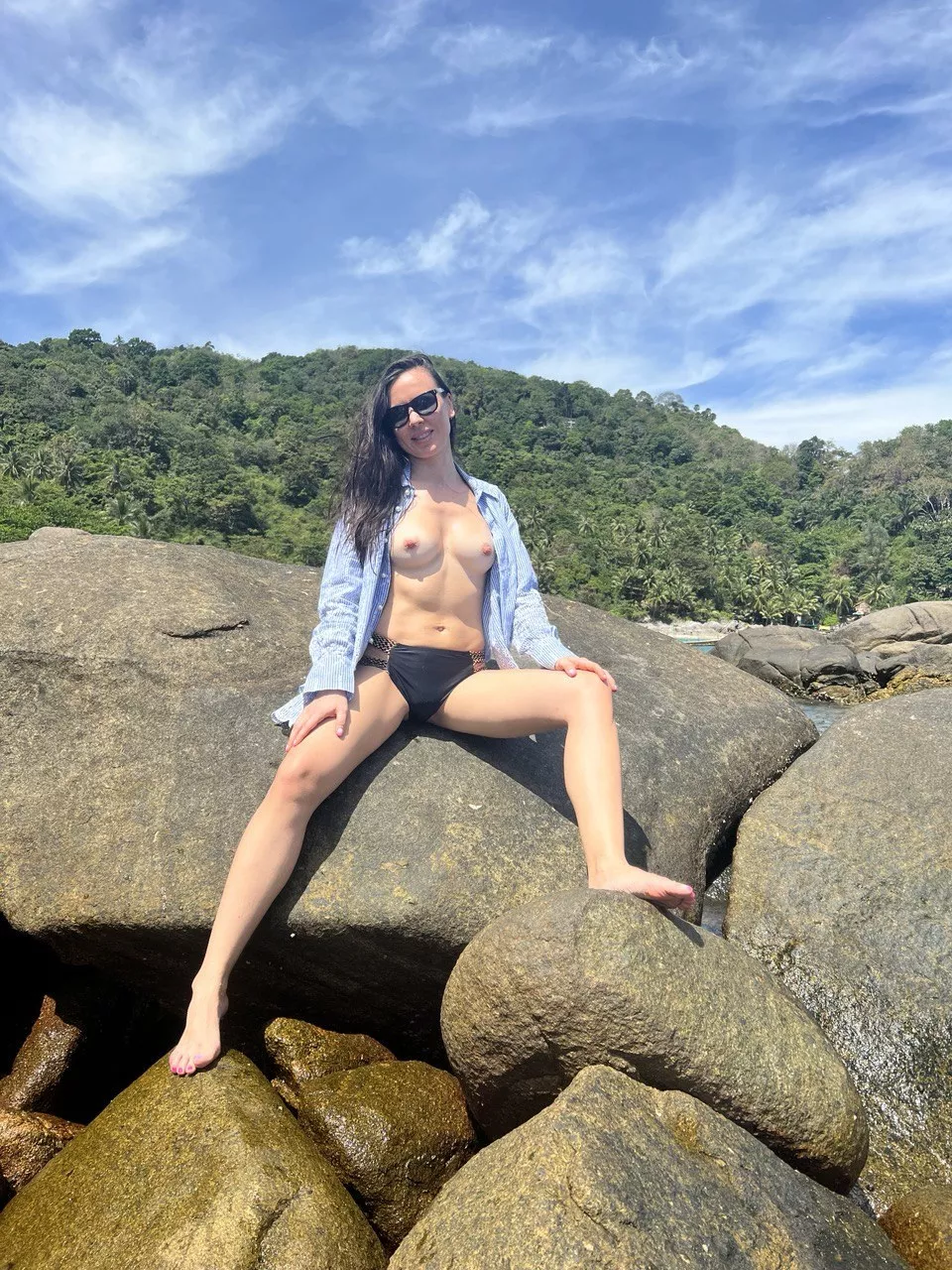 The main thing is that the chest is tanned posted by exposedBullyboy644