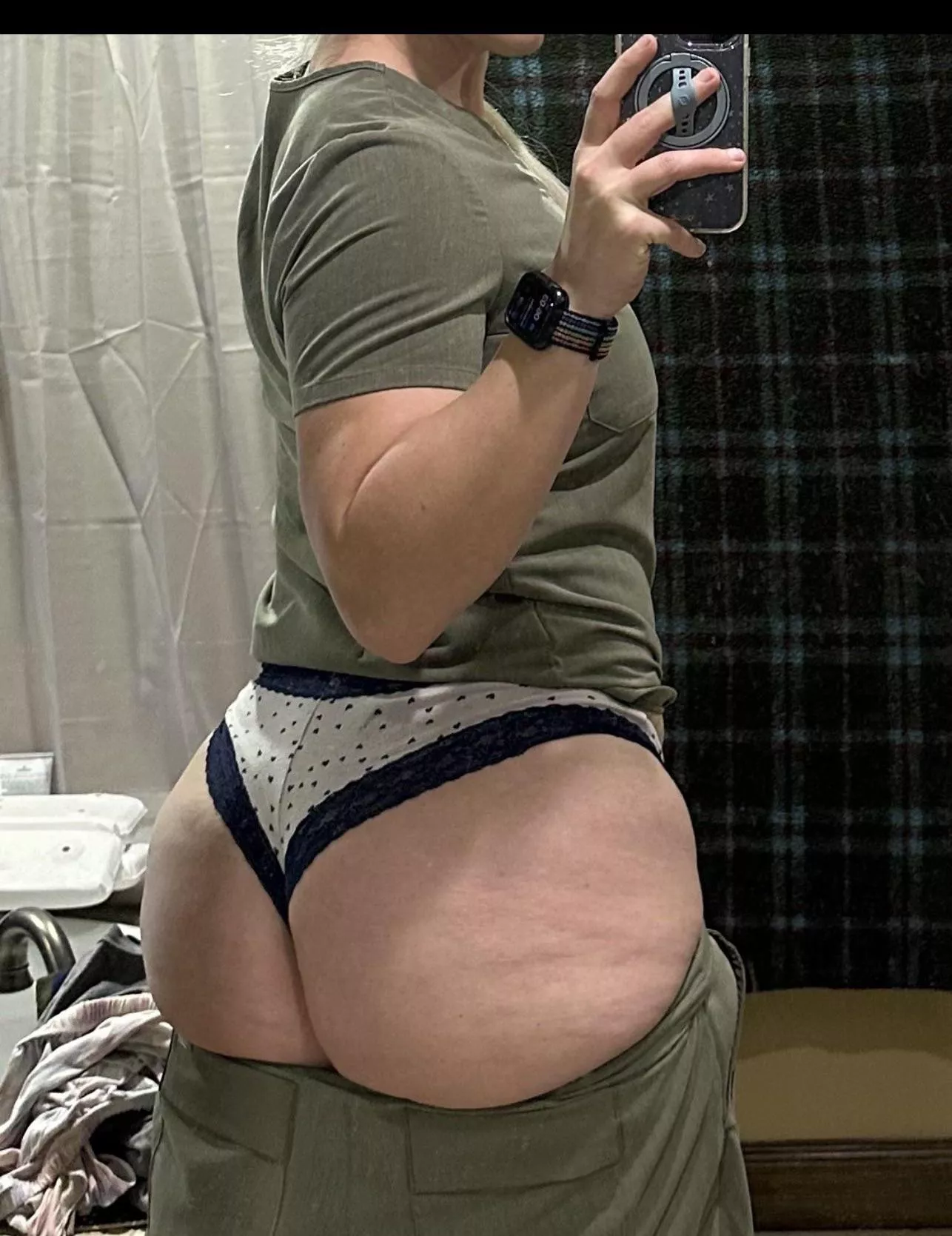 Trying to fit all this ass in here... posted by SierraKilo808