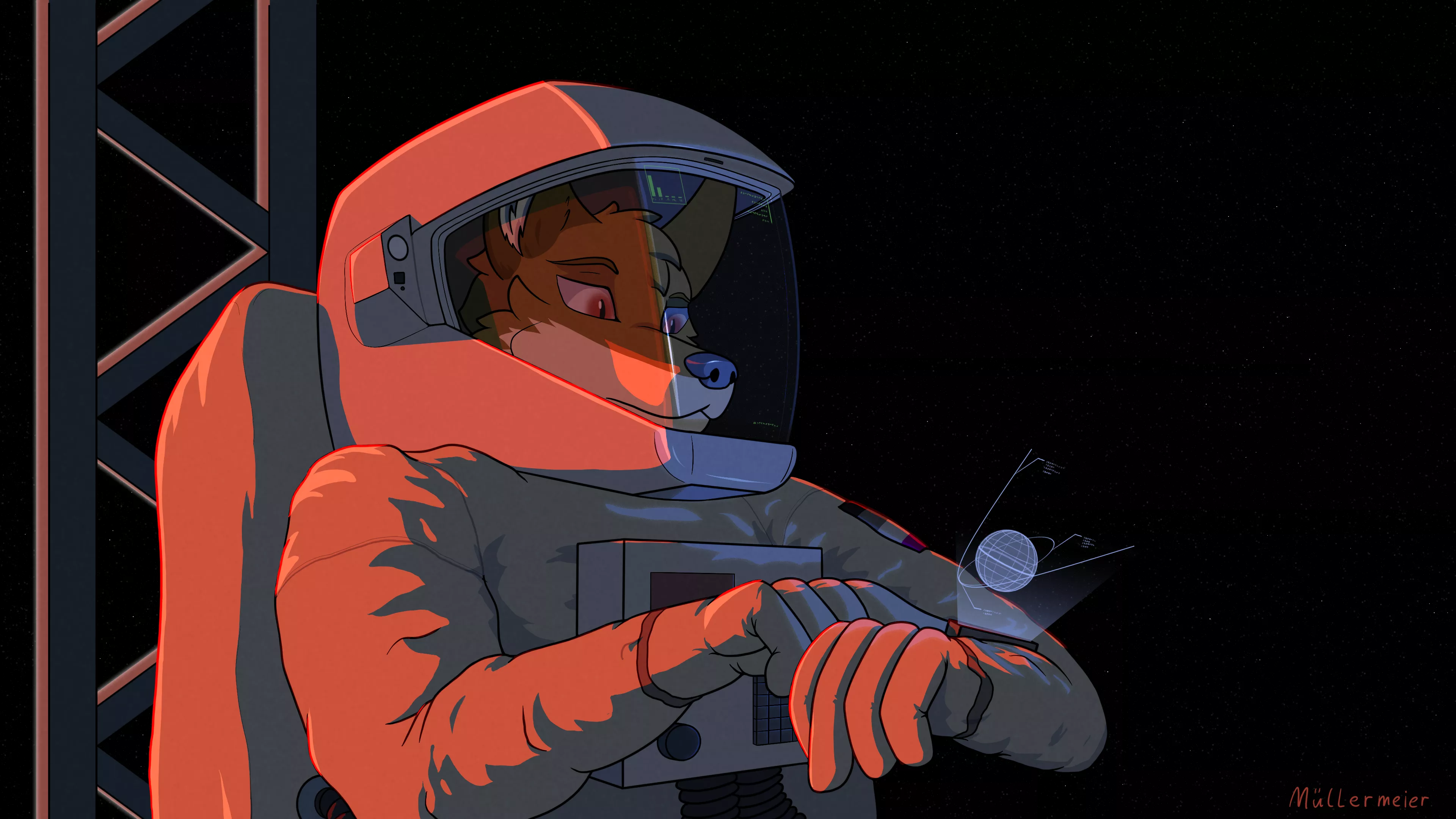 Extravehicular activity (my art) posted by alt_mueller