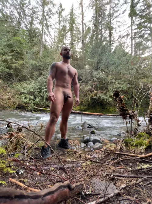Had a chance and took it, first time naked in nature 😁 by melikedoggies