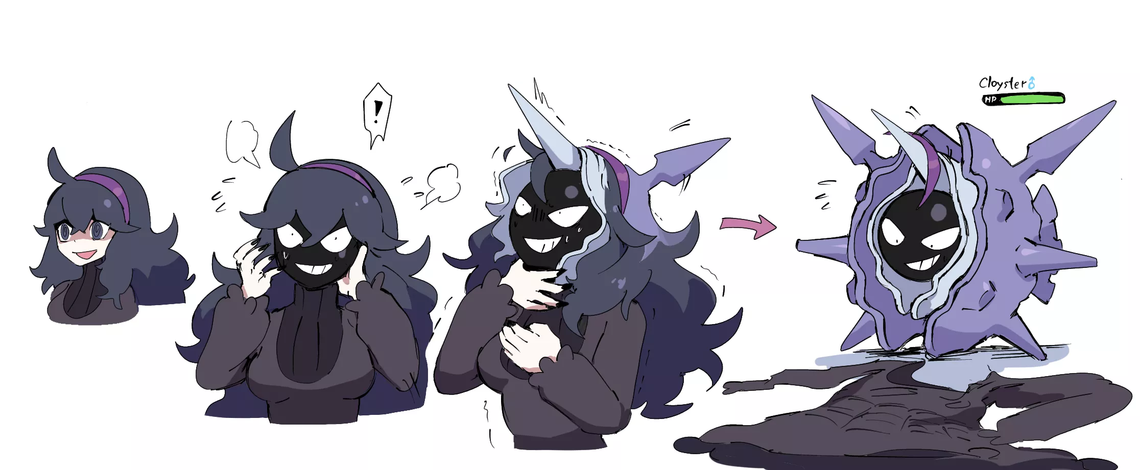 Hex Maniac Cloysterization (Cloyster TF) by Mopan posted by m0pan