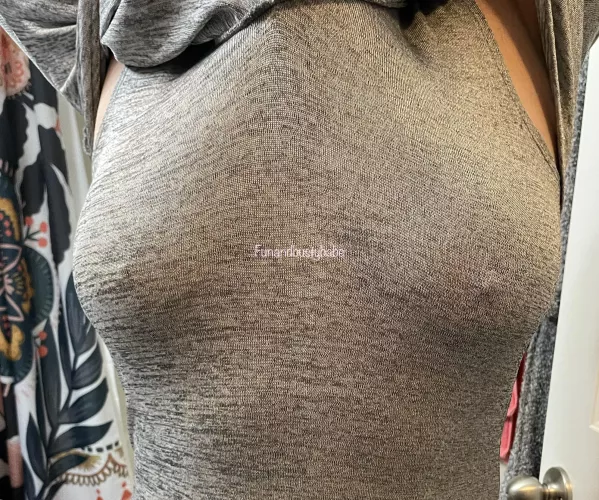 I had fun flashing my braless titties last night at the bar by funandbustybabe