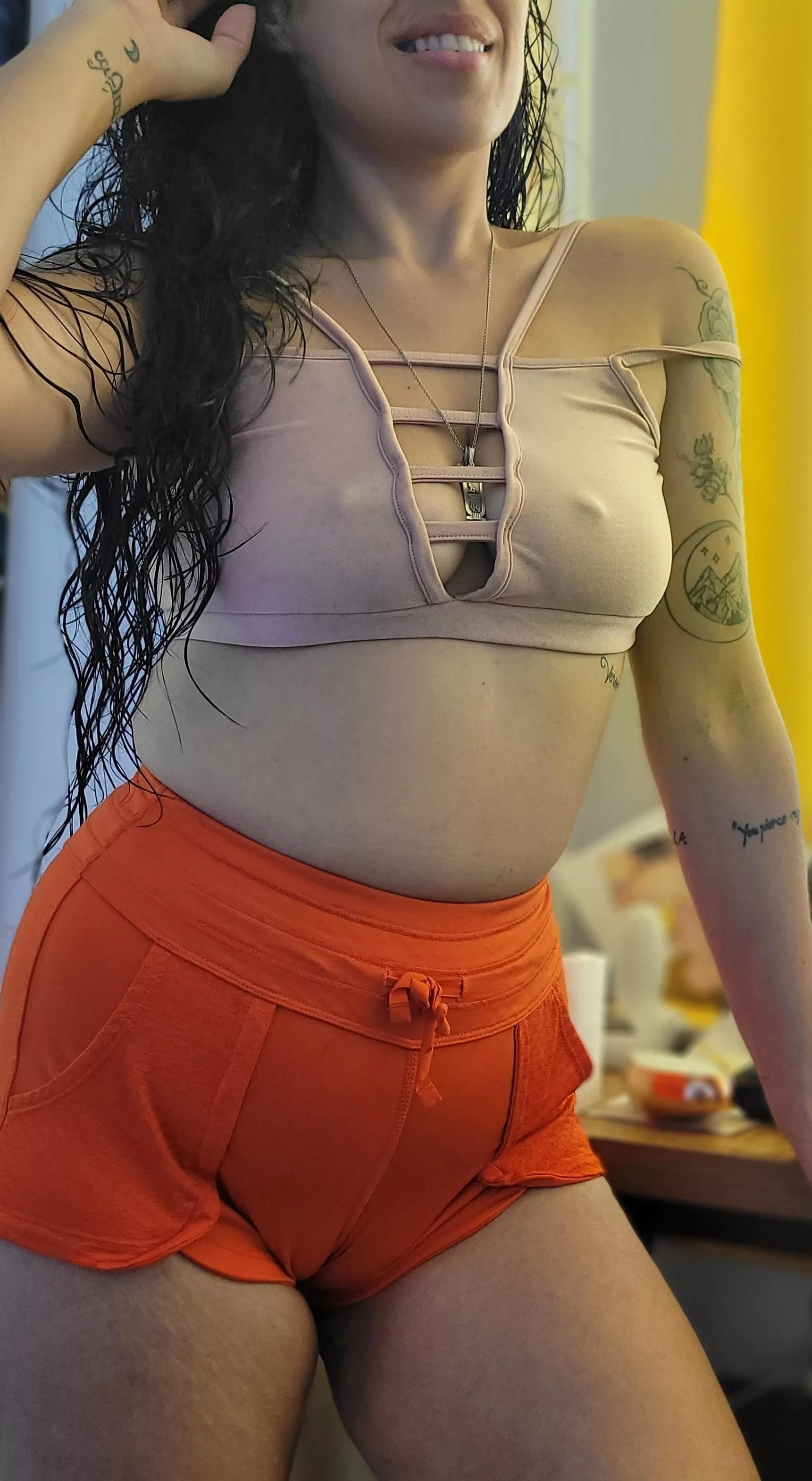 I hope to workout as hard as my nipples on my gym outfit posted by _venomouslips