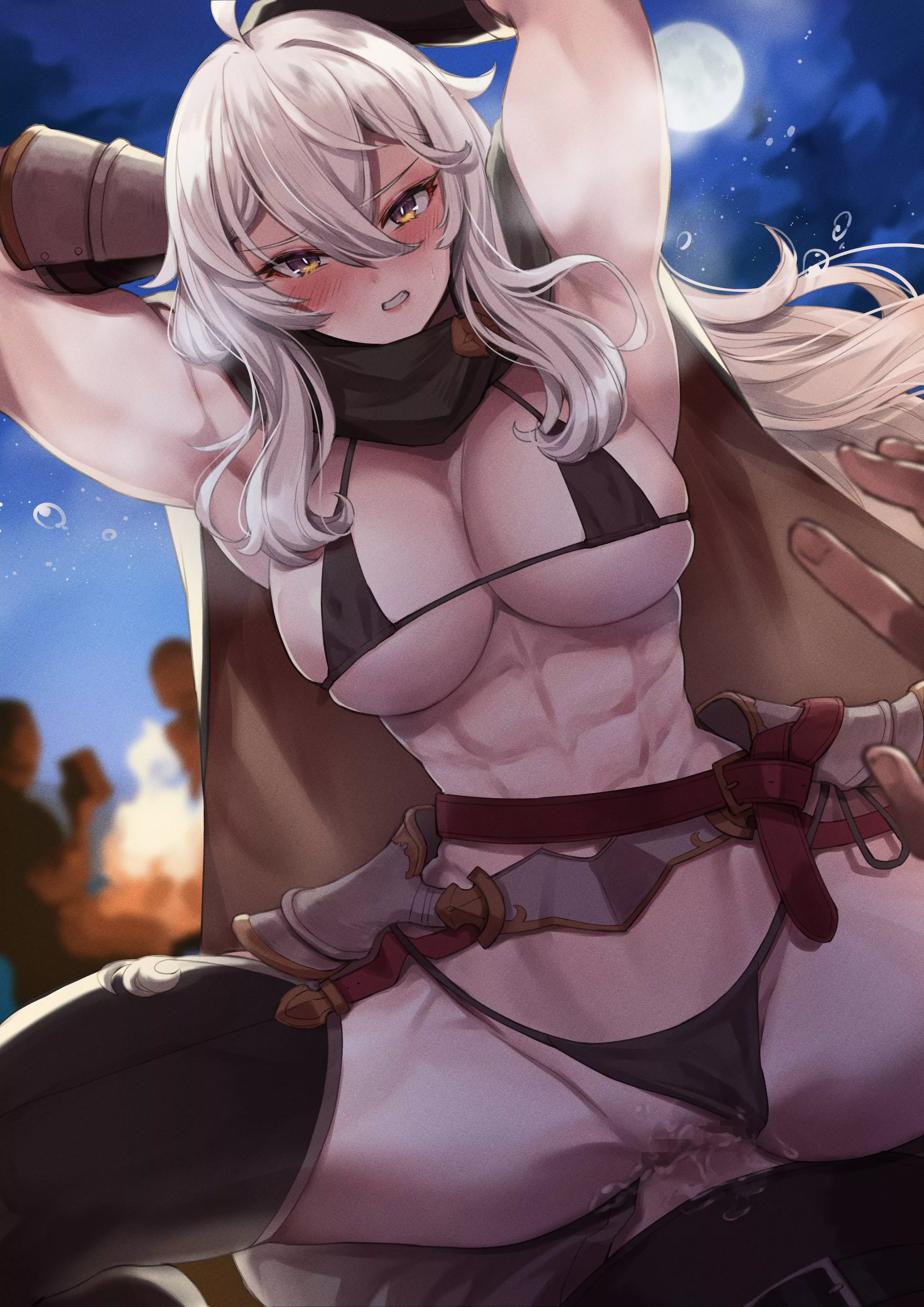 Muscular Mercenary Leona [Artist: SAHARA] posted by ComaOfSouls