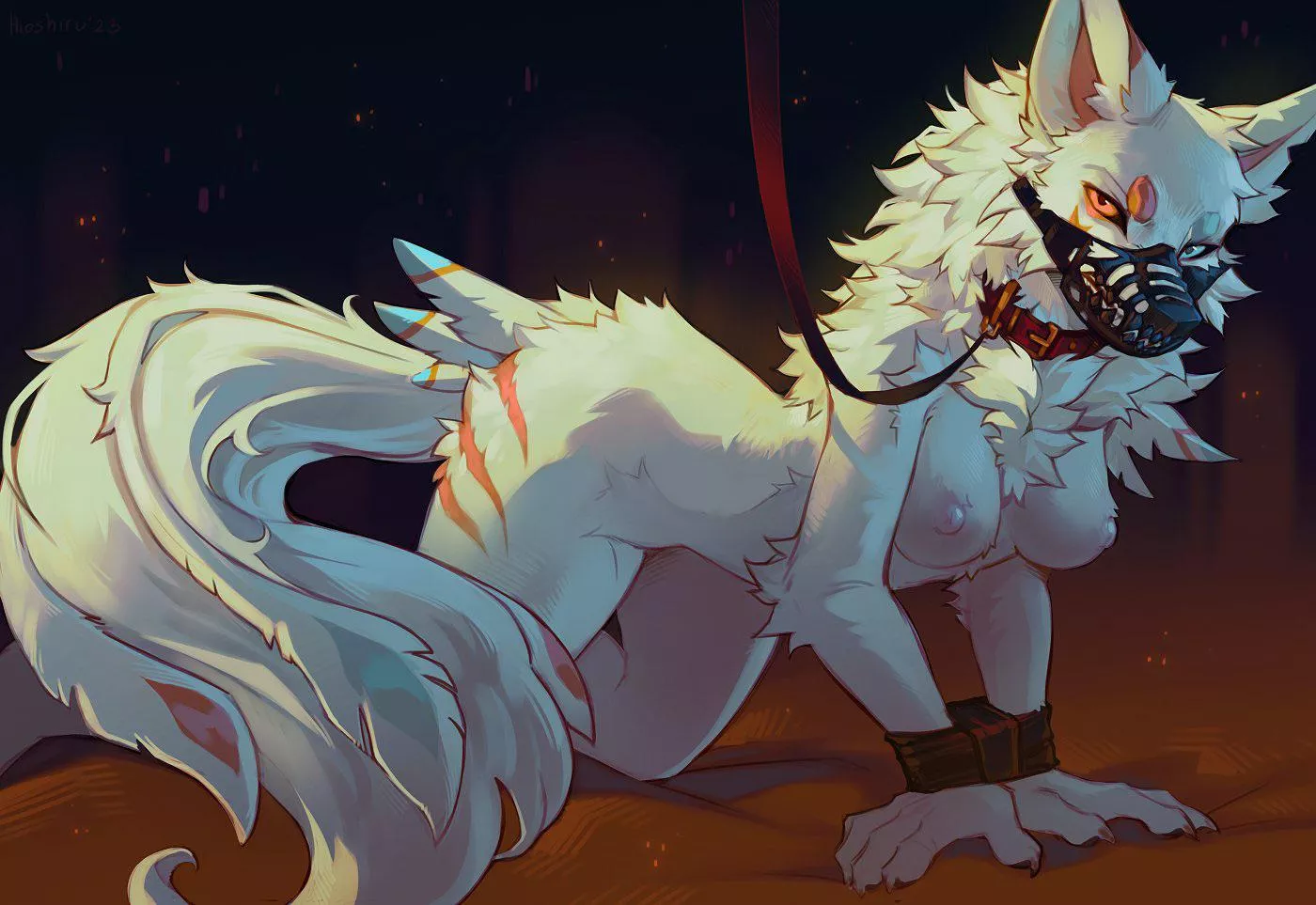 Muzzled [F] (Hioshiru) posted by 5headedragon