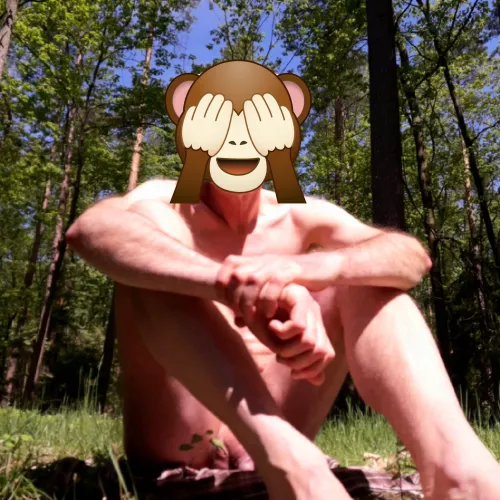 nude in the garden by WillingnessNo8306