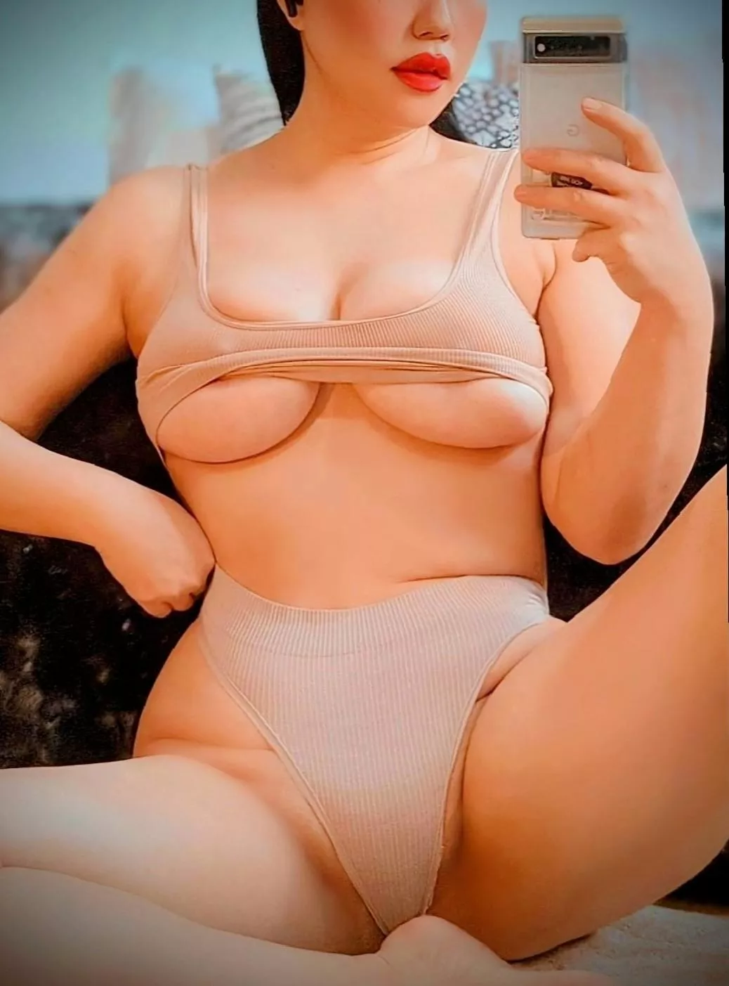 obsessed with showing off my natural assets... but can you blame me? 💘 posted by airalexgrace