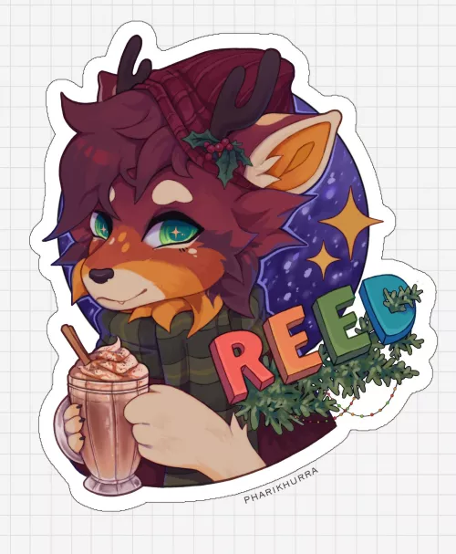Reed's Fursuit Badge [pharikhurra] by pharikhurra