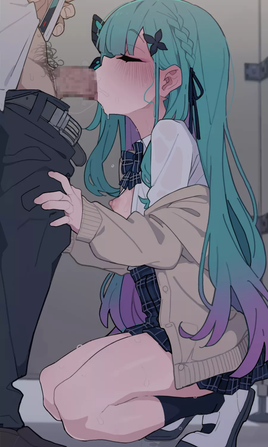 Rushia blowjob.. posted by Pop-Tart-Man