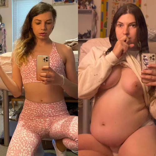 silly girl pigs out by chippiechipsbimbo