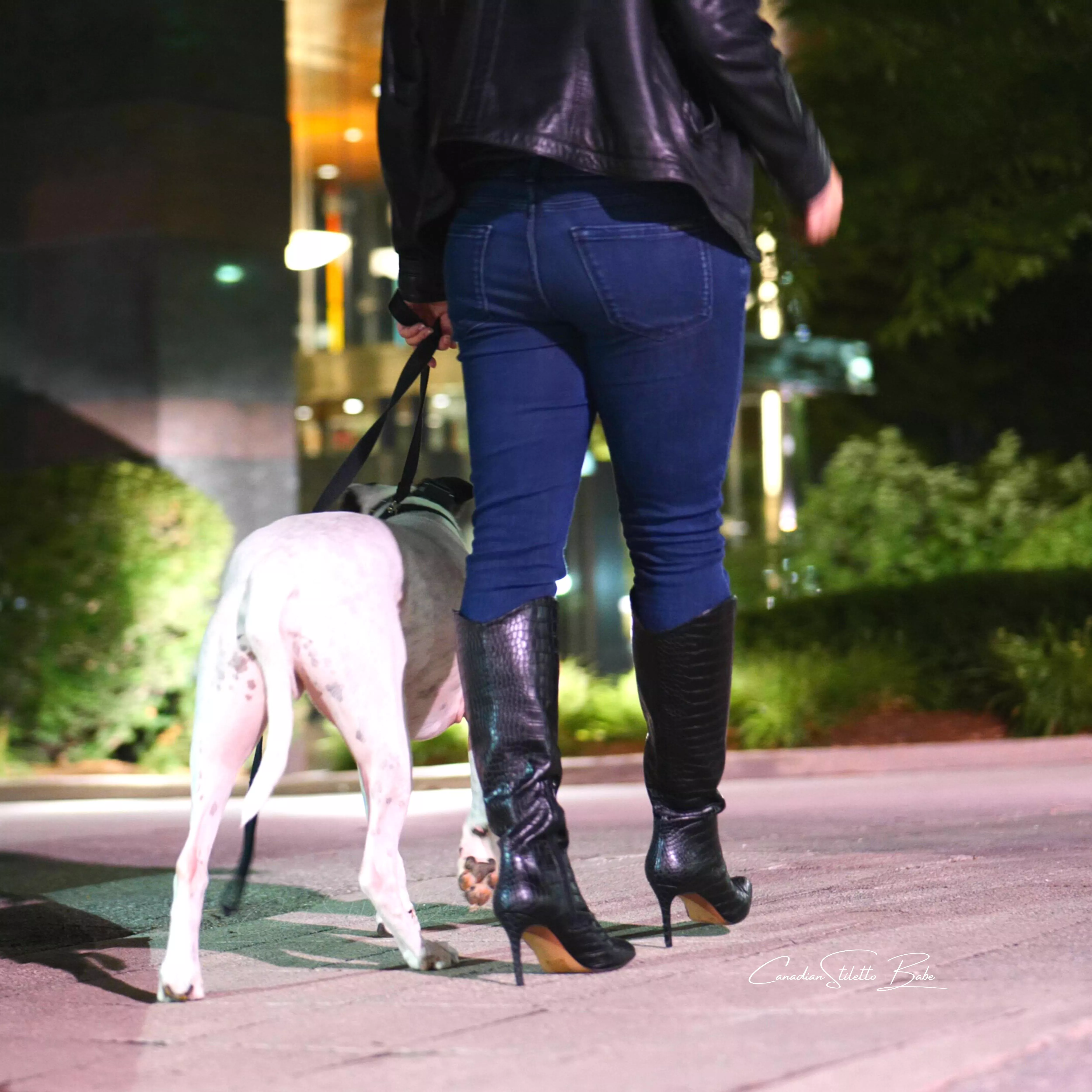 Simple boots and jeans combo posted by CanadianStilettoBabe