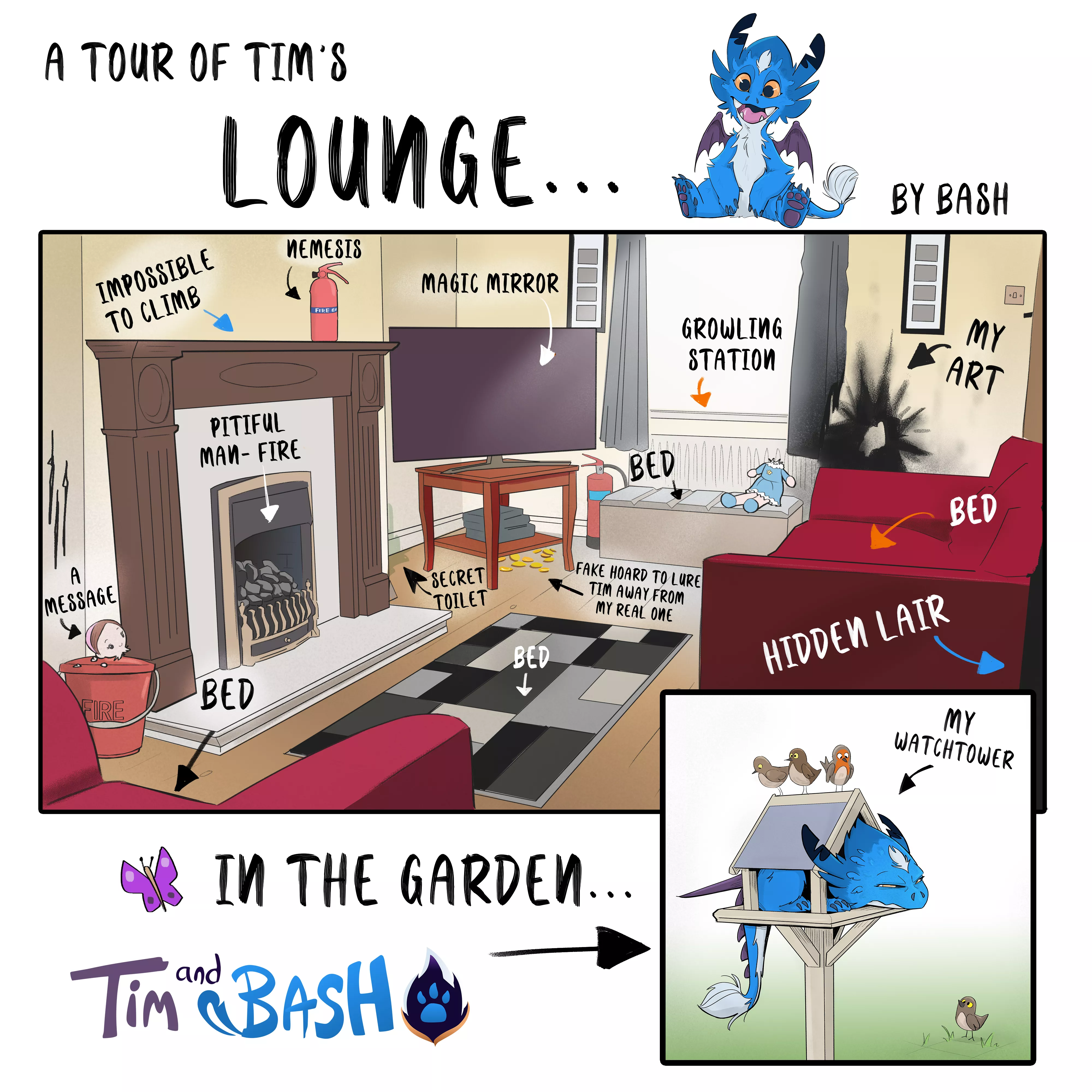 The modern day dragon owner's living room...🔥 posted by TimandBash