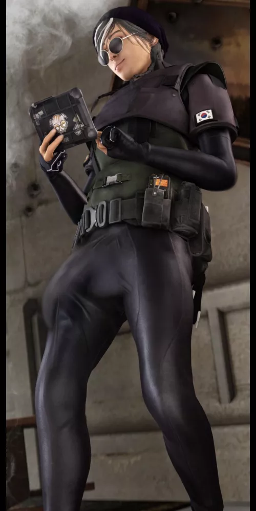 “What could she be watching on those cams?” (DentolSFM) by BigBruhBoi69