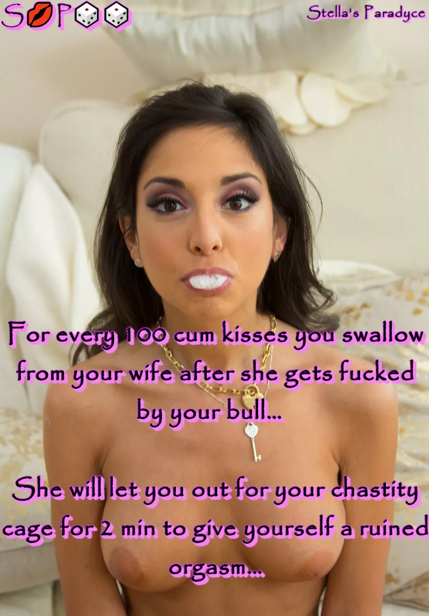 Cum give me a kiss... posted by bknd92