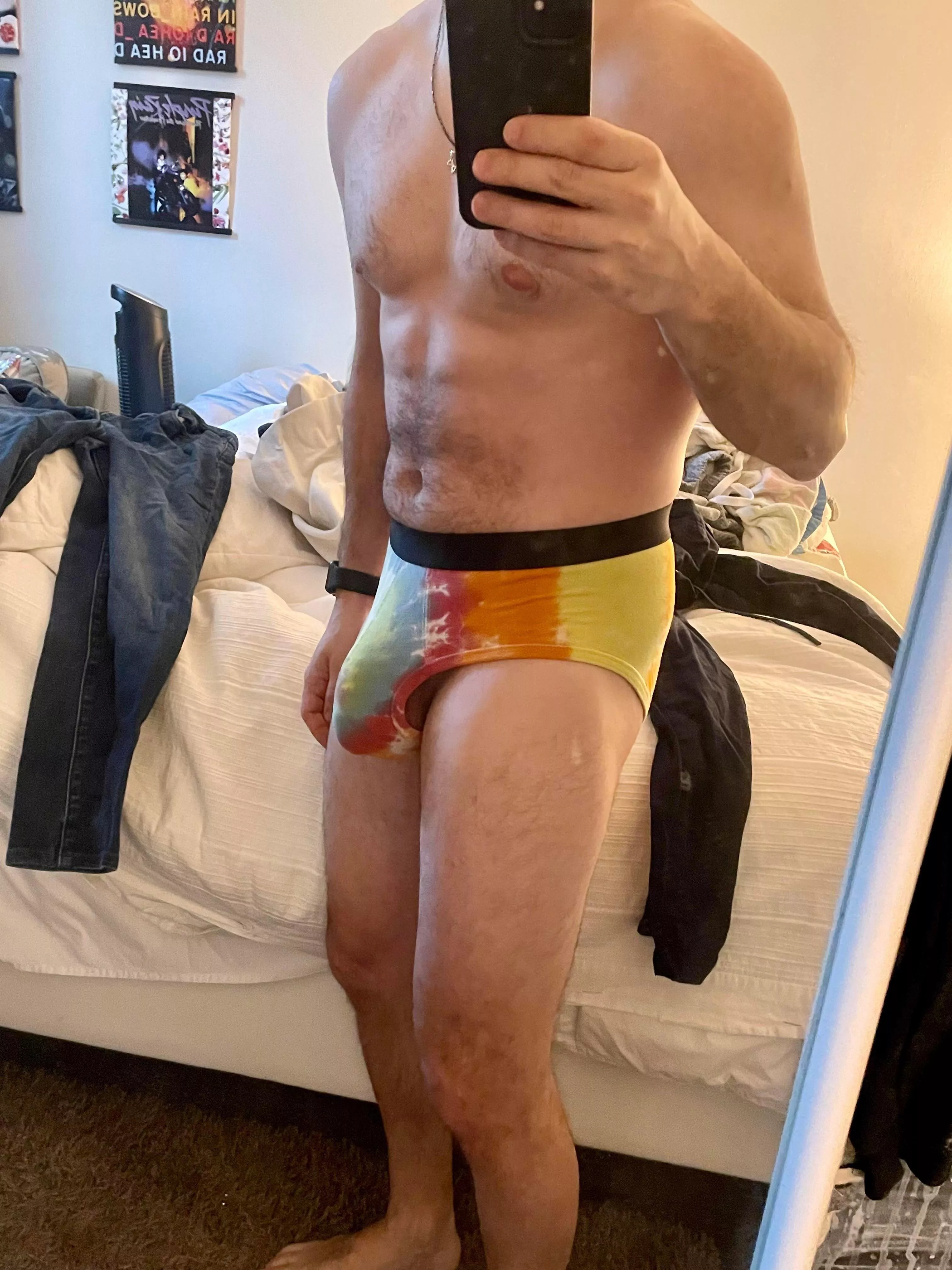 Firmly believe in wearing underwear that matches your mood posted by hornyfish555