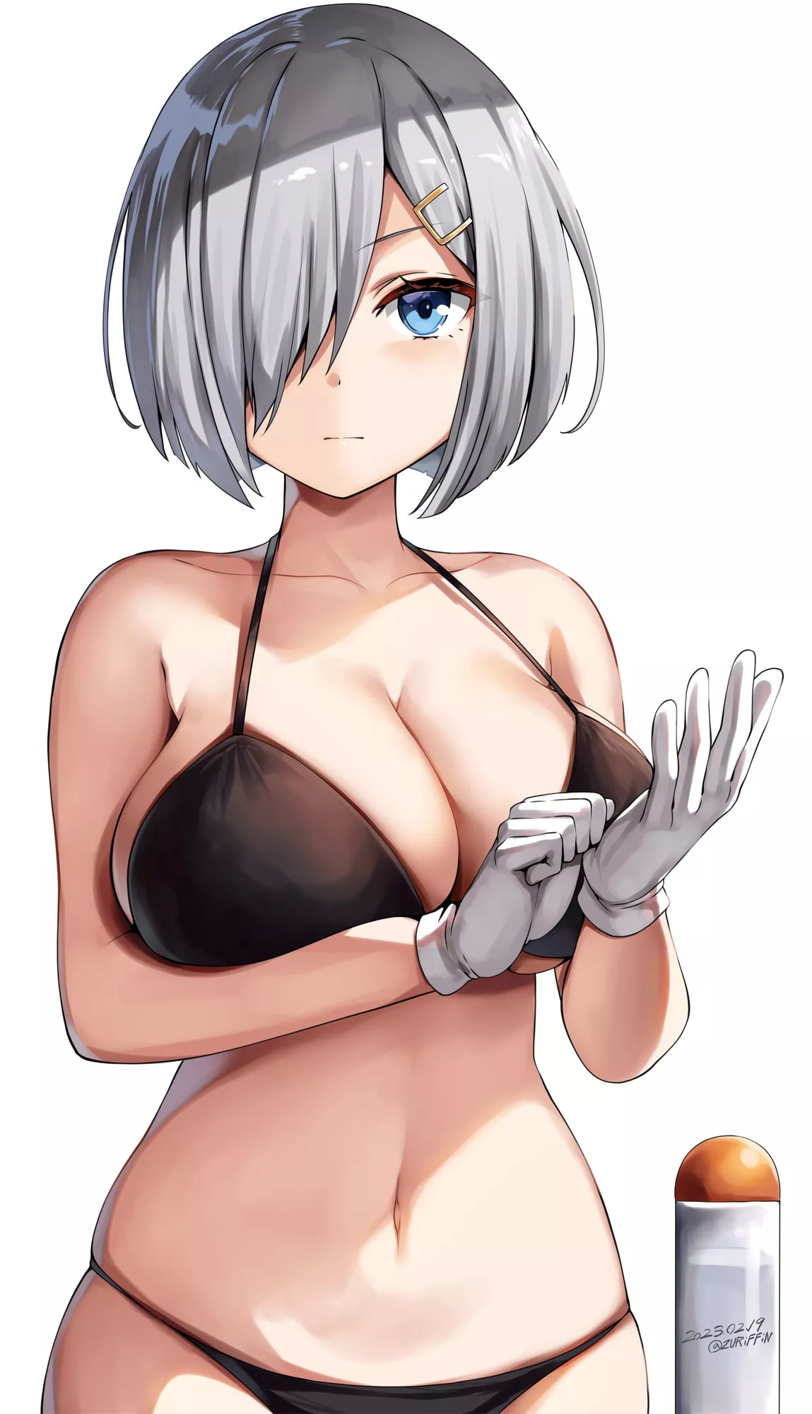 Hamakaze just before the daily mission (Belko) [KanColle] posted by llamanatee