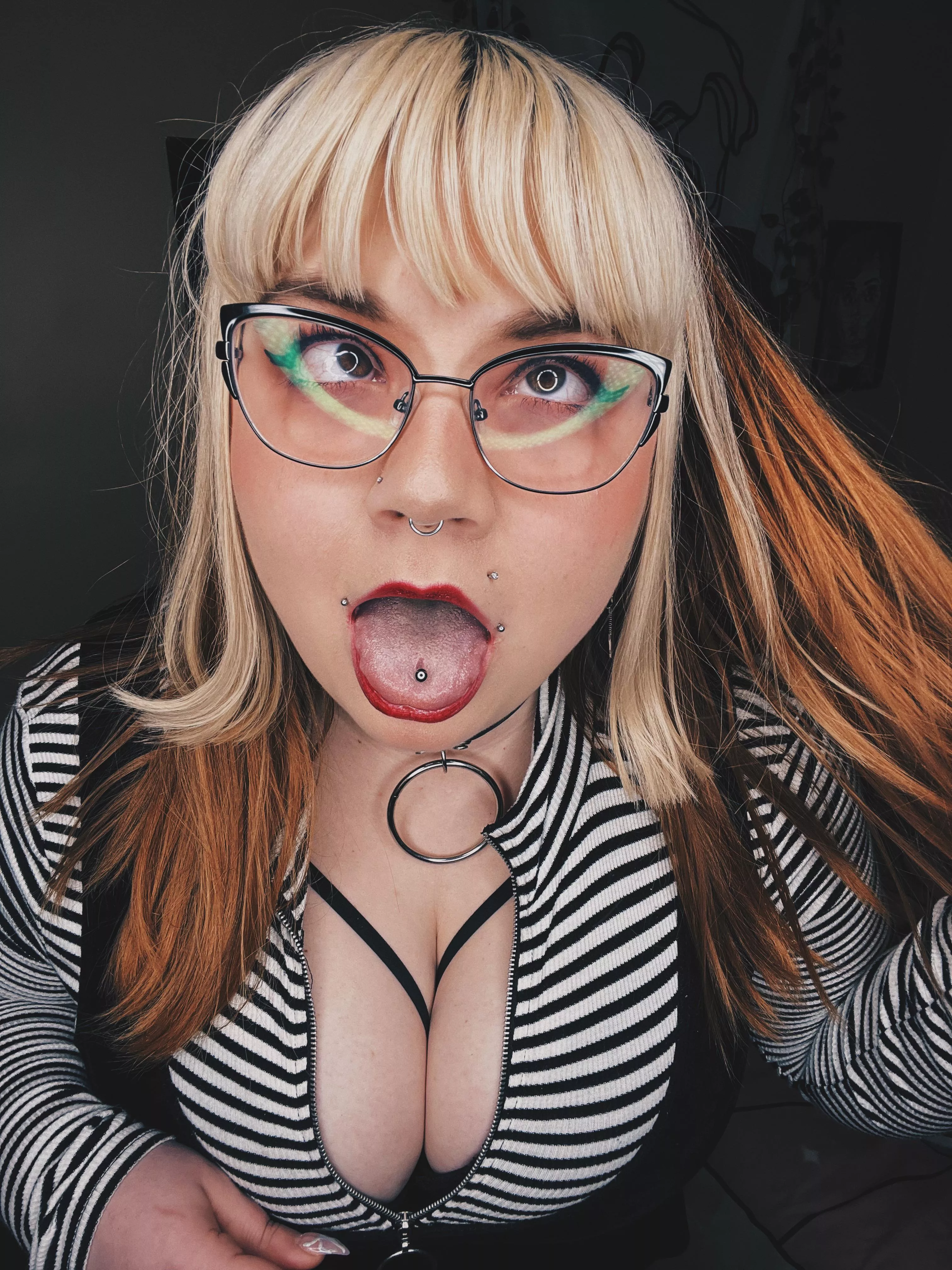 I always feel cute making this face hehe 🥵 posted by crybabymeowx