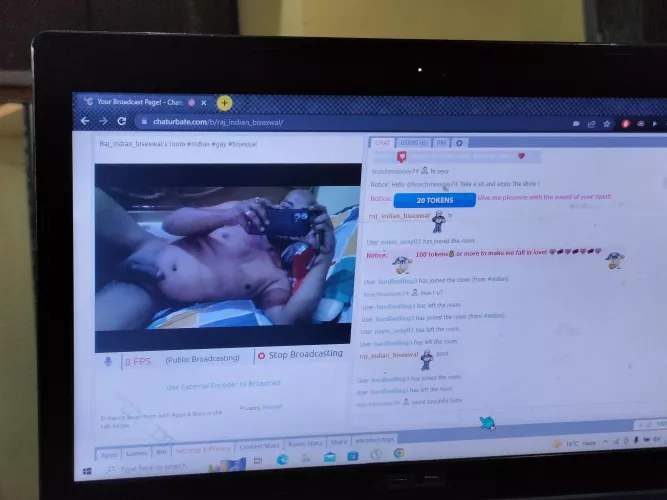 i am live at chatuburate by hunter_abhi