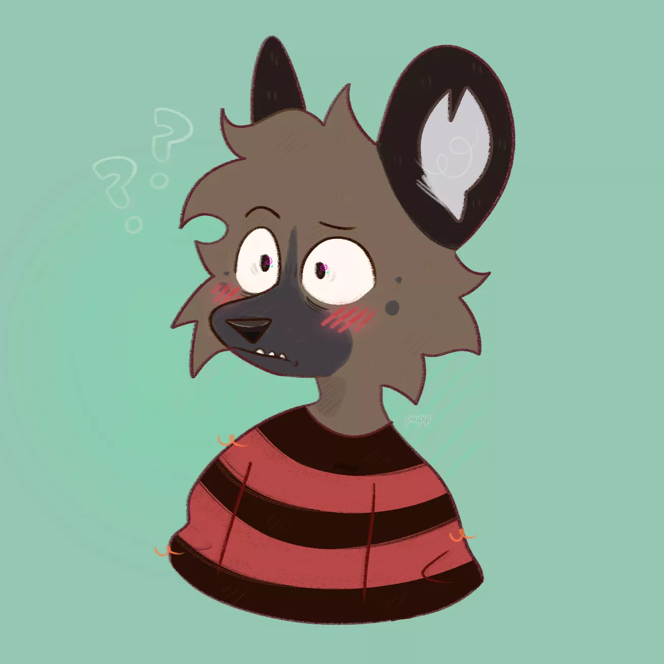 just started aggretsuko i hope this man does nothing wrong! (@poupipp on twitter) posted by poupip