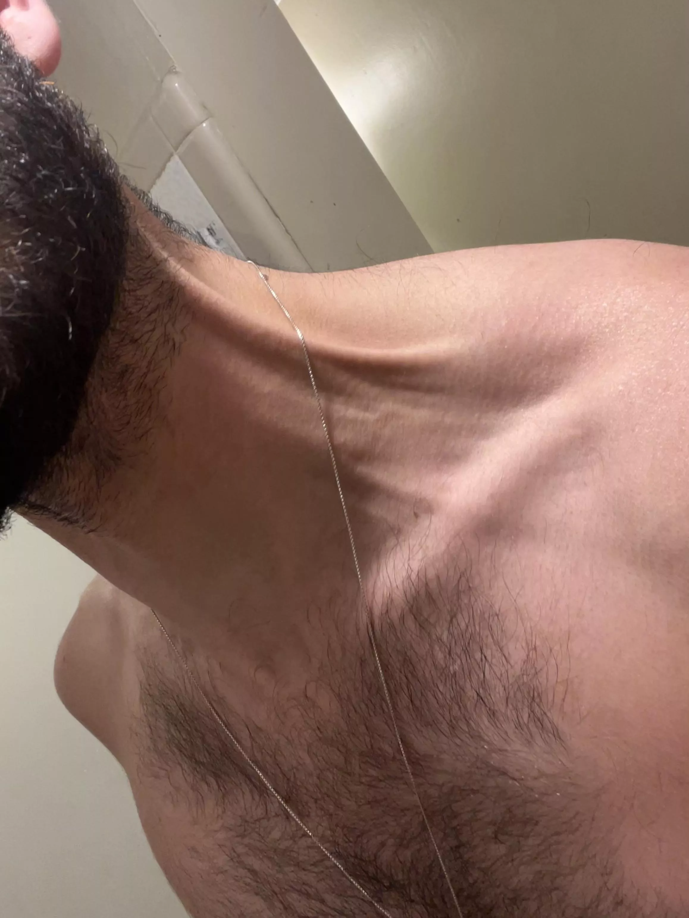 Lines on my neck when I flex a certain way.. gave me some cool inspo posted by Complete-Peak3388