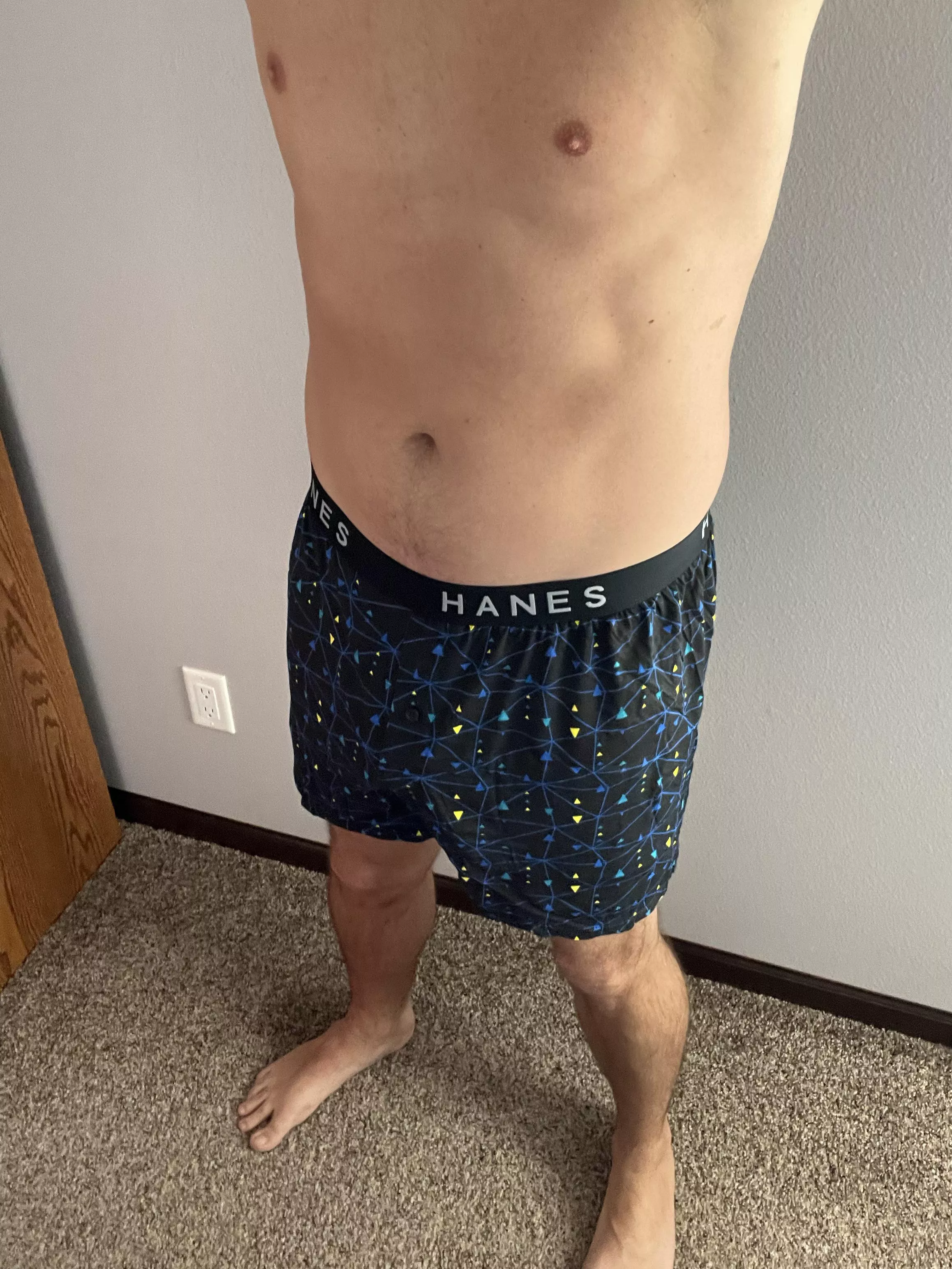 Might be my first picture without my big cock. Let’s see what you think without it. posted by getmeoff31