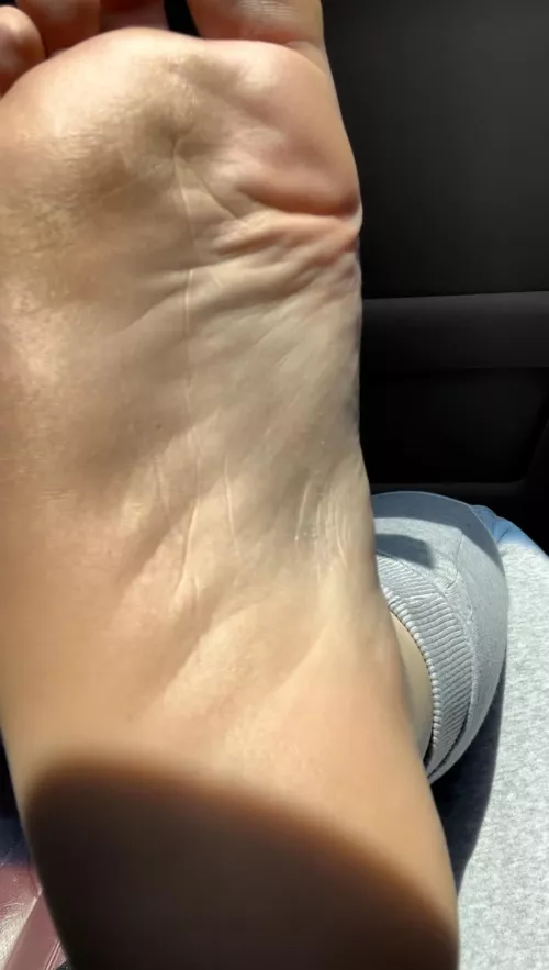 My foot glistening in the sun. Who wants more? by Various-Principle-96