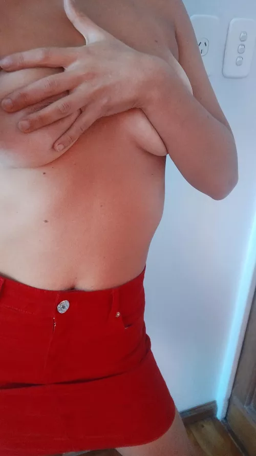 my new red skirt by bruja_bruta