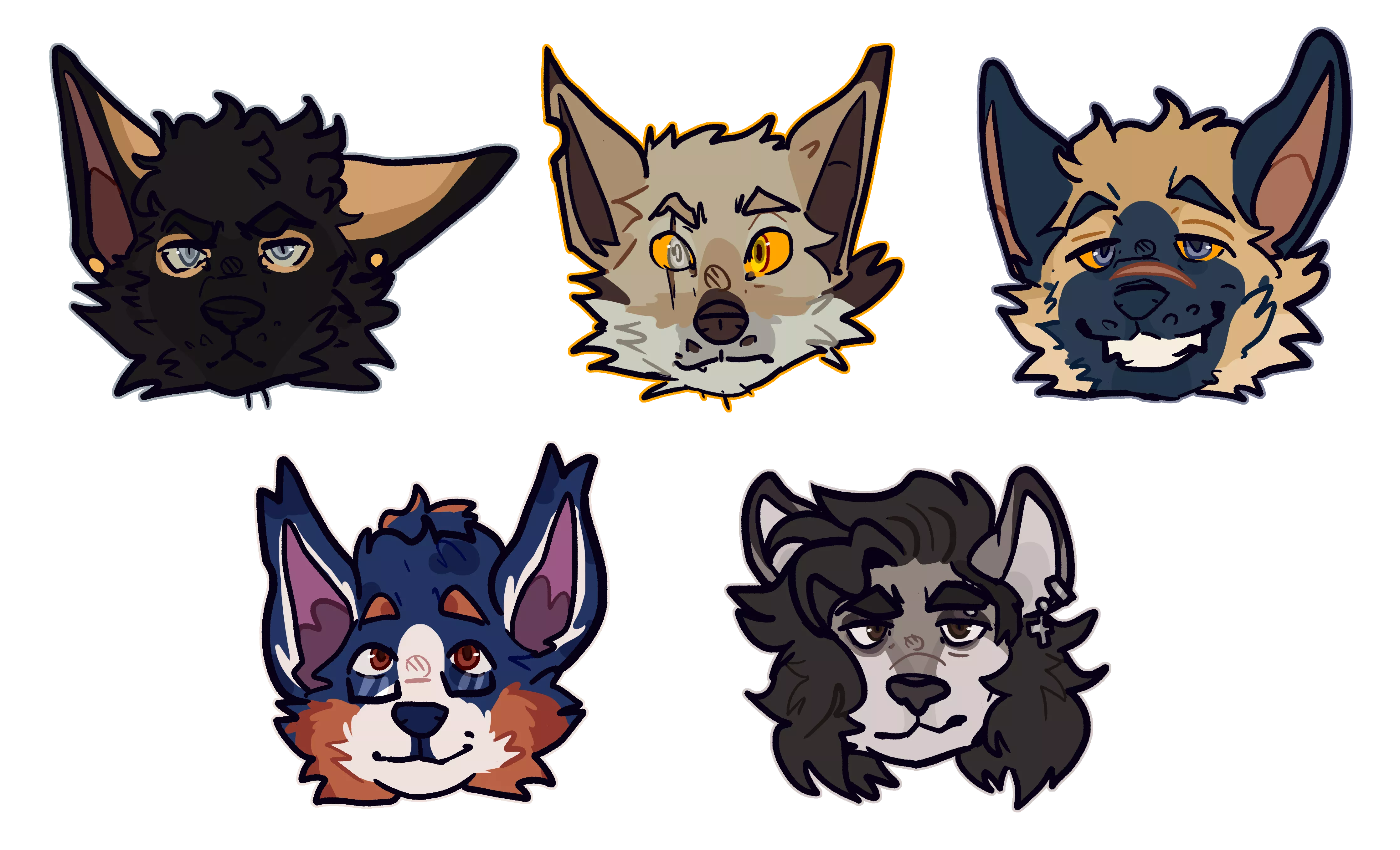 my zombie apocalypse characters, whos ur fav ?? (art by me) posted by ratthewwww