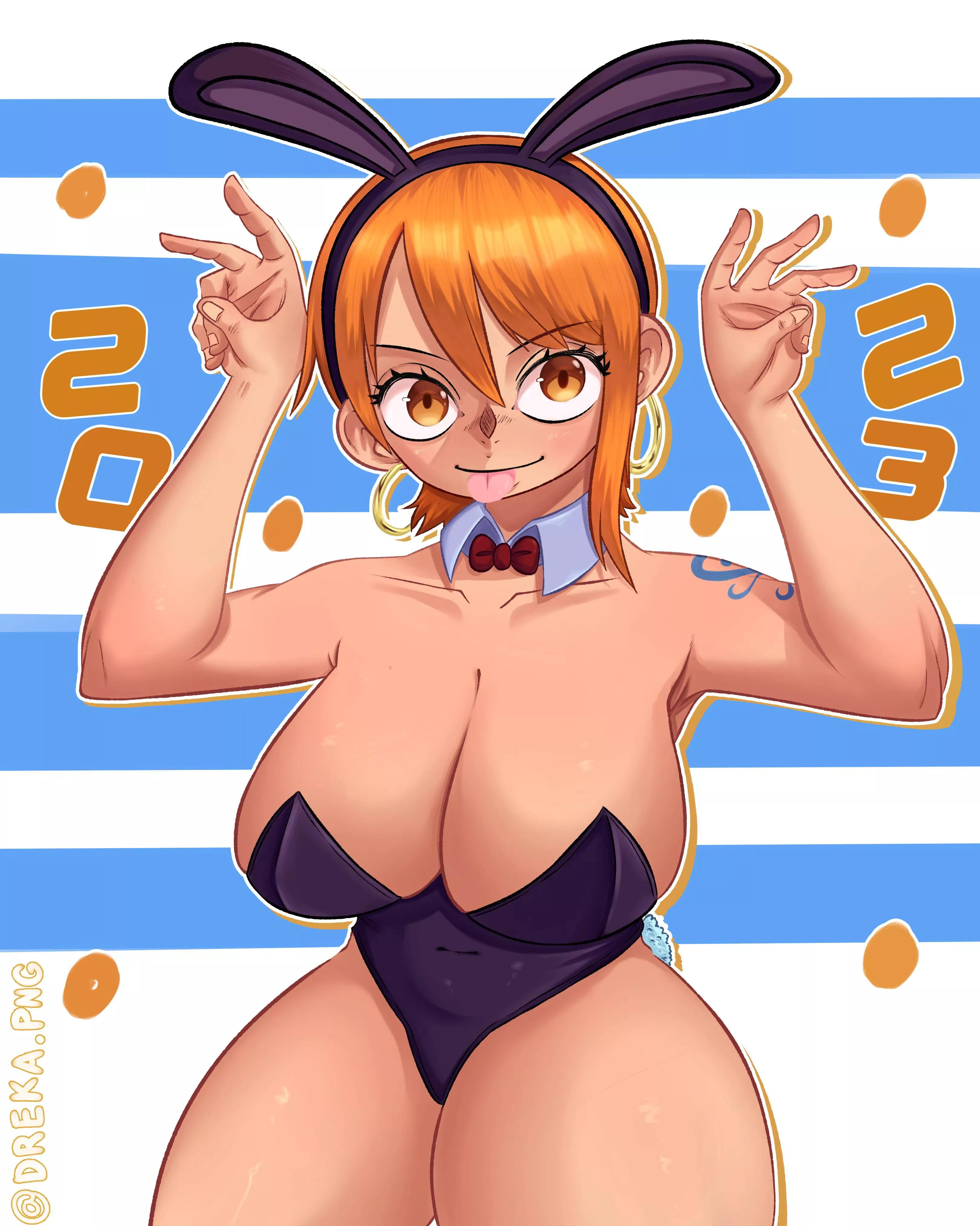 Nami drawing I did for new years (late to the party) posted by StrawHatCancer