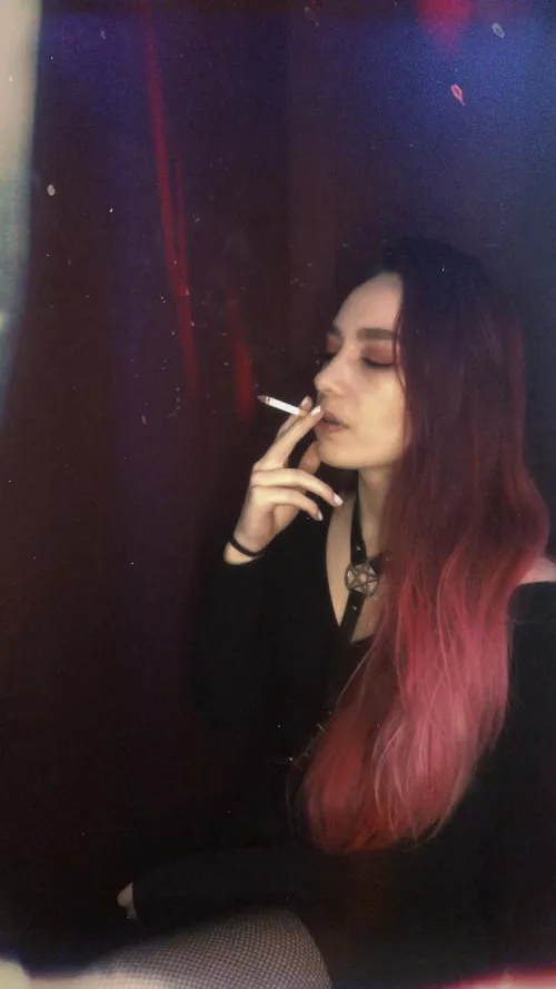 one of the last pictures I took before I broke my phone, at least I love the outfit 🌚 by smoking_ivy