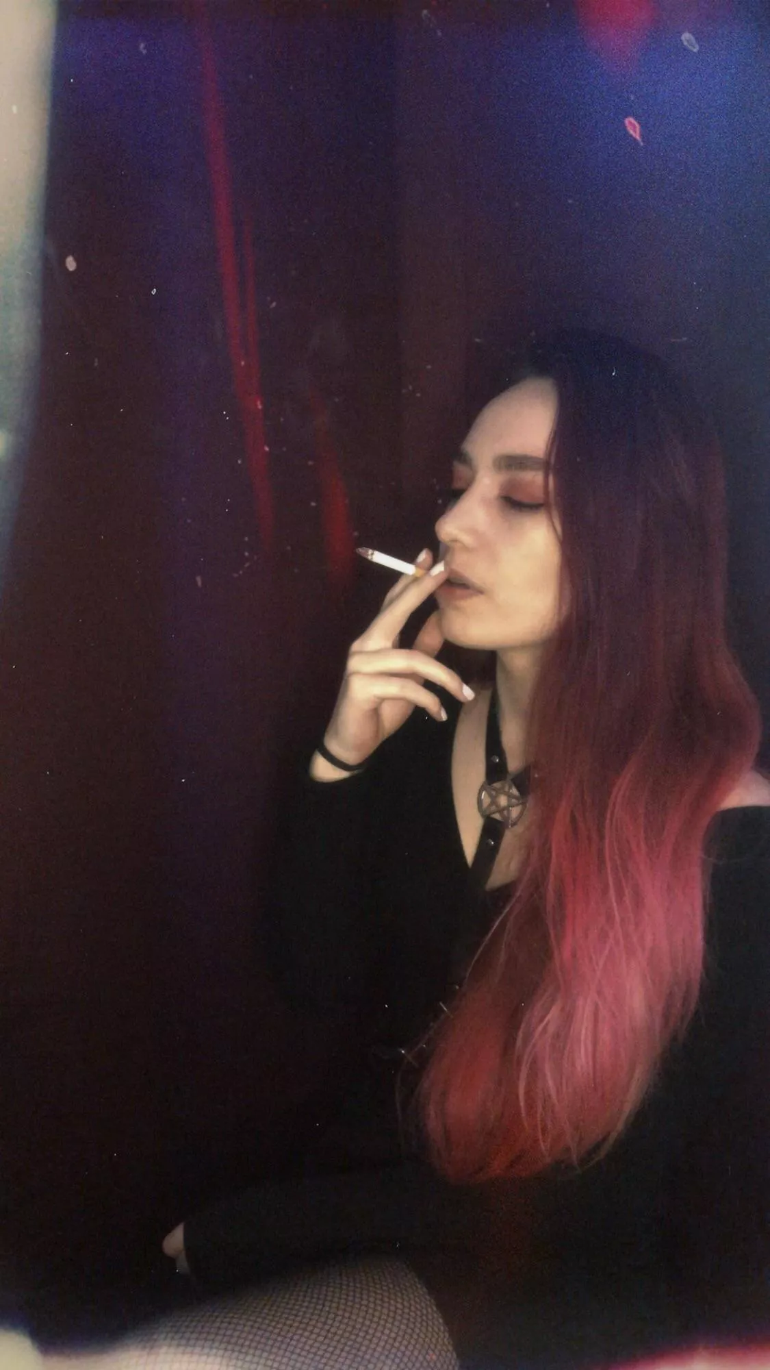 one of the last pictures I took before I broke my phone, at least I love the outfit 🌚 posted by smoking_ivy