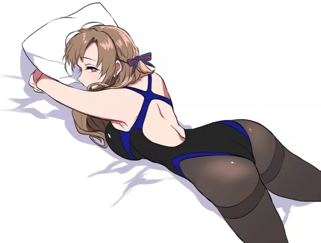 Oosuki Mamako Laying in the Bed [Tsuujou Kougeki ga Zentai Kougeki] (Pochi-goya) by ecchi_neko