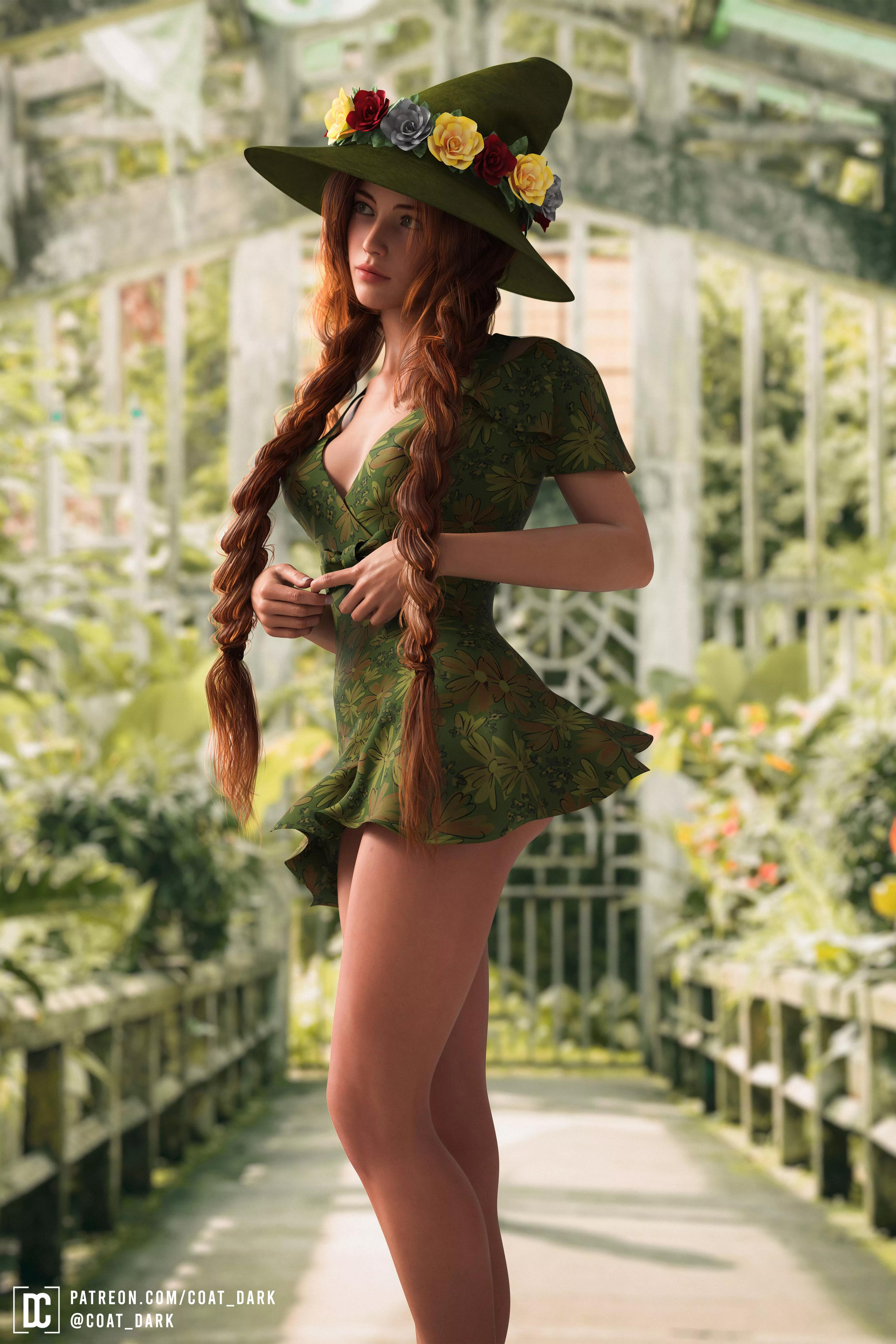 Professor Mirabel Garlick - Try to use Leviosa (coat_dark) [Hogwarts Legacy] posted by coat_dark