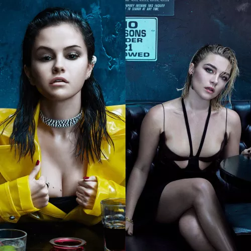 Selena Gomez and Florence Pugh…what an amazing duo by BoiledMilkOnHead