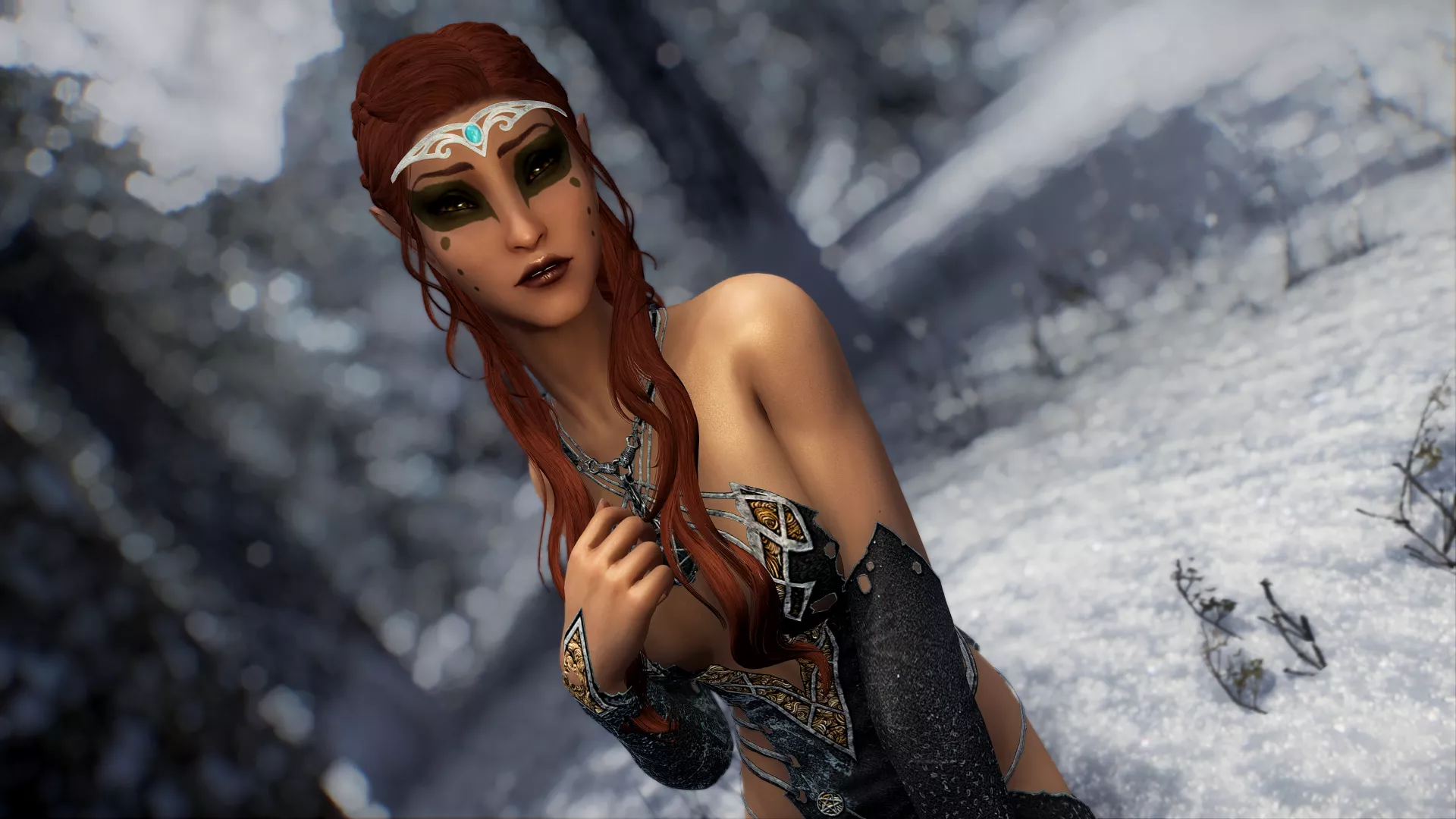 Snowy Bosmer posted by Smile_Skyrim