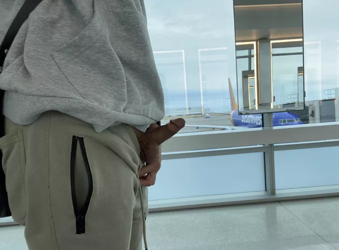 Snuck this in a DIA airport bathroom right before someone came in 😝 by hereforfootstuff