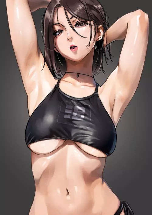 Swimsuit Underboob by CheetahSperm18