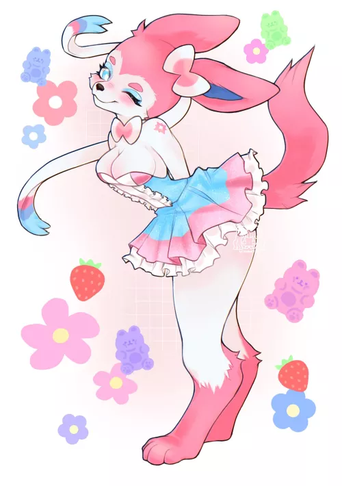 Sylveon 🌸✨ [by me] by shortAngstyUnicorn