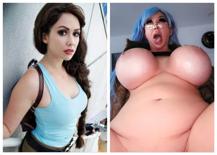 2016: I love cosplay! I get to dress up as tough, badass women! | 2023: I love cosplay! I get to show off my huge plastic tits for all the guys jerking off to me! 🥰 by omystephaniemichelle