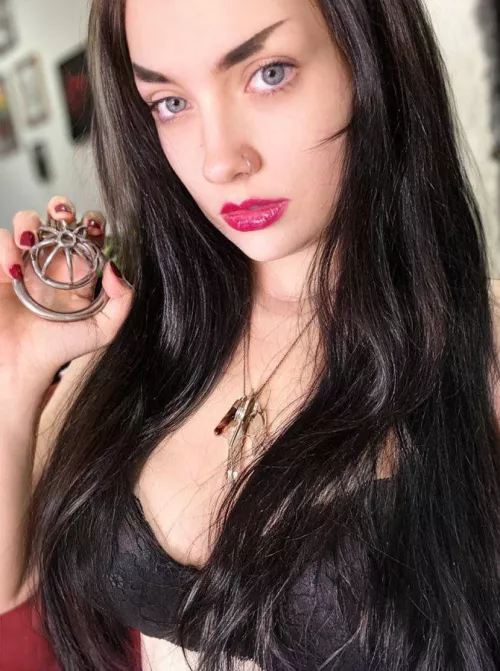 A kinky Mommy who enjoys breaking the fragile male mind and keep their little clitty in a chastity cage for my use only by Goddessjezebeth01