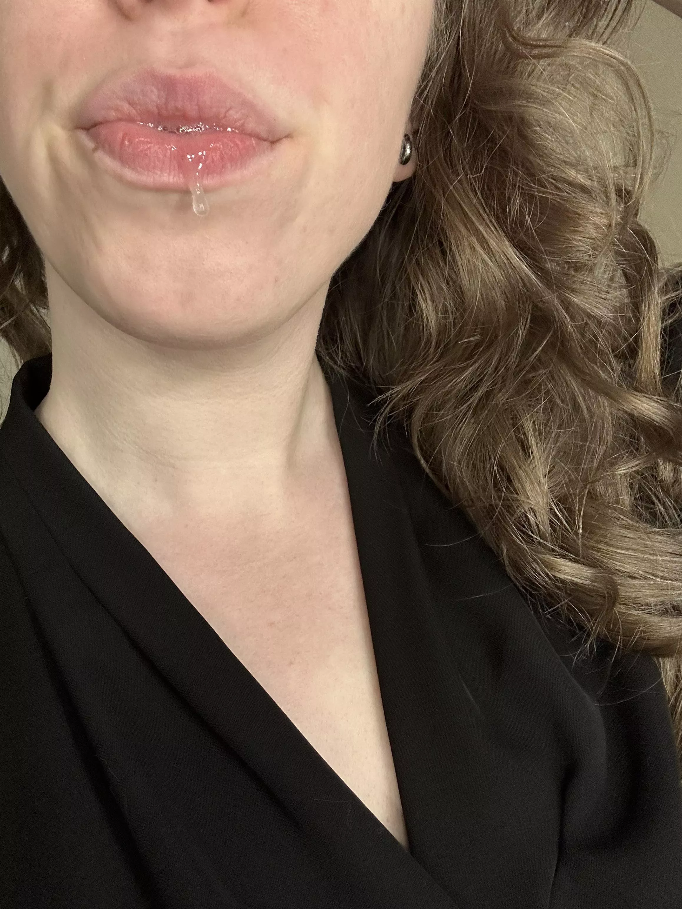 A perfect little drop waiting for you [oc] posted by -perky_peaches-