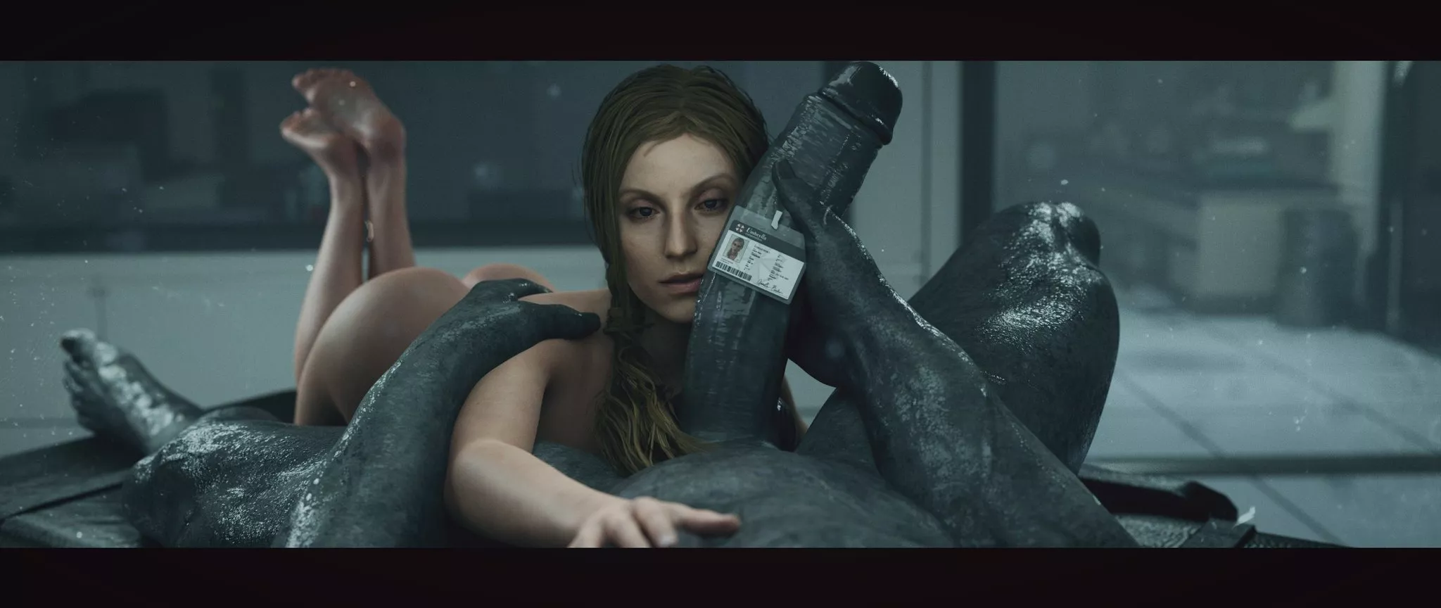 Annette and Mr. X (Stephanie) [Resident Evil] posted by Kuro-Oji