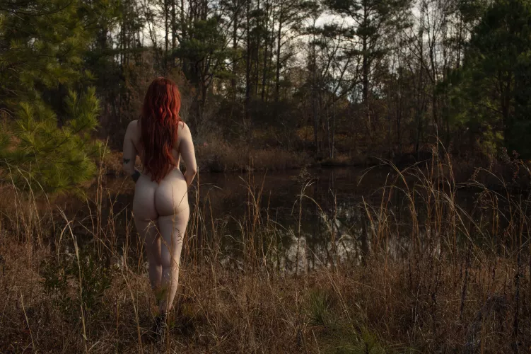 Beautiful butt in nature by aletheiaboudoir