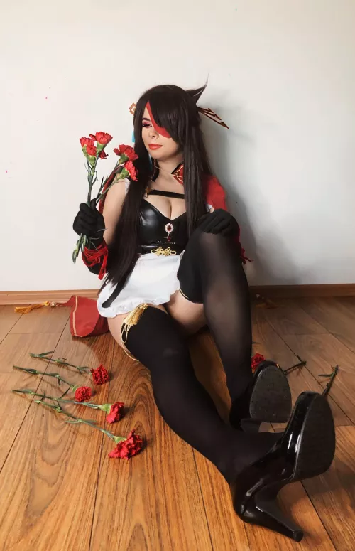 Beidou Maid version by ei_cosplayy by Inevitable-Ad-7266